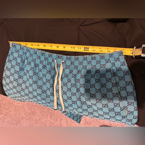 Authentic Gucci Blue Men's Shorts - Picture 9 of 11